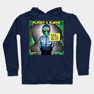 Funny Retro Alien Sci Fi Joke Quotes Hoodie